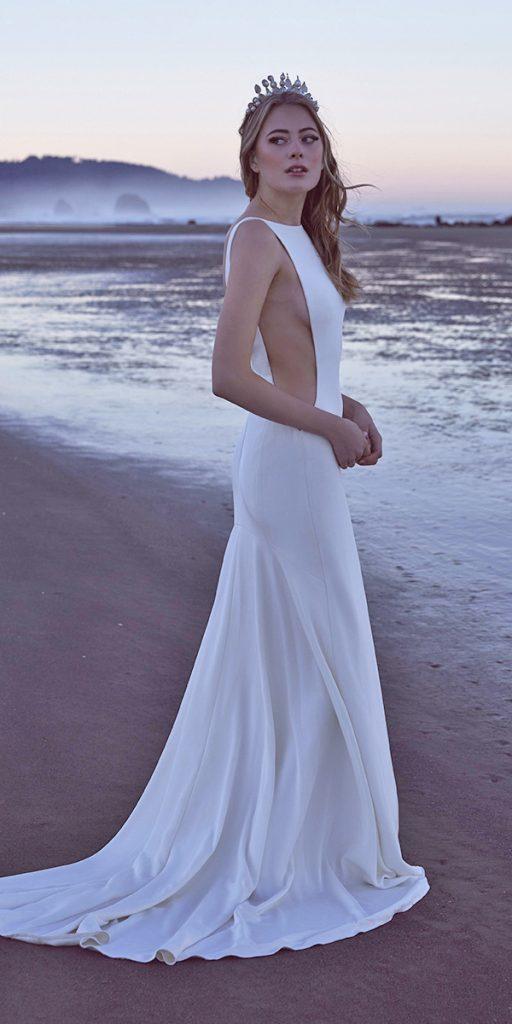 dream wedding dresses simple sheath sexy for beach watters