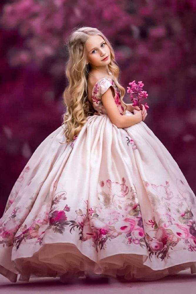tutu flower girl dresses with floral country annatriantcouture