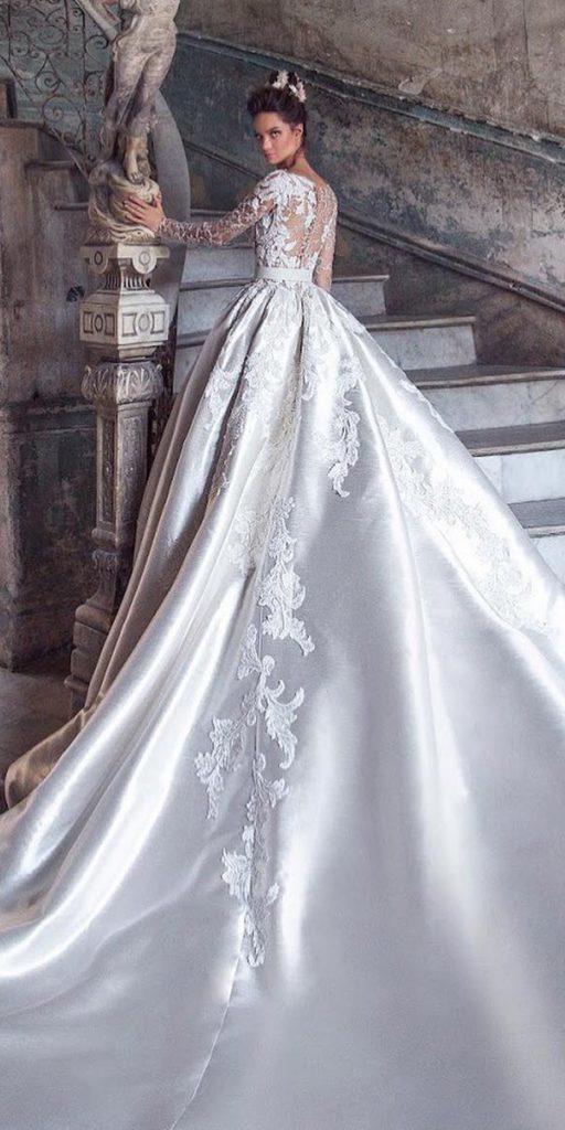 wedding dresses 2018 ball gown with long sleeves luxury lorenzorossi