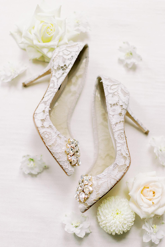 comfortable wedding shoes lace with heels jaccob and paulina