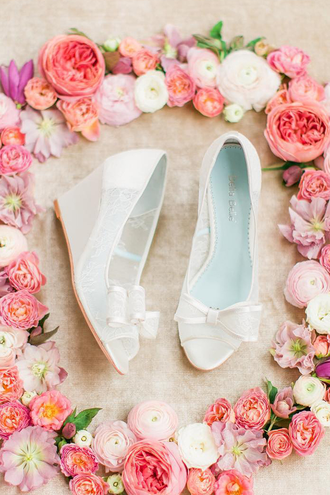 comfortable wedding shoes wedge white bellabelleshoes