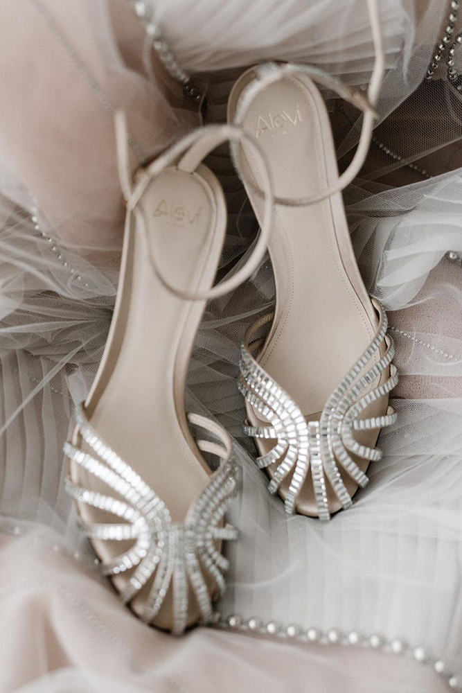 flat wedding shoes silver comfortable siempreweddings