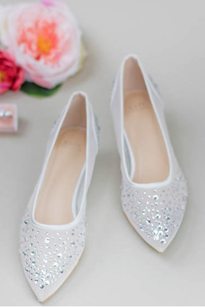 flat wedding shoes silver sequins katewhitcombshoes