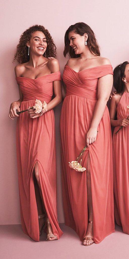 cheap bridesmaid dresses long off the shoulder under 150 oleg cassisni