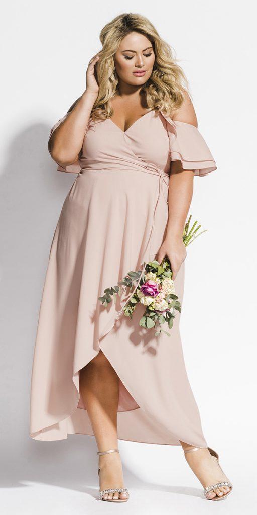 cheap bridesmaid dresses with spaghetti straps for summer pale color under 100 city chic