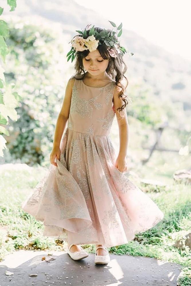  country flower girl dresses blush rustic pink beach misshayleypaige