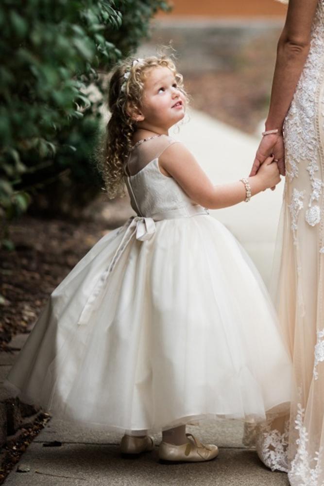country flower girl dresses tutu skirt simple with bow stephanie wood