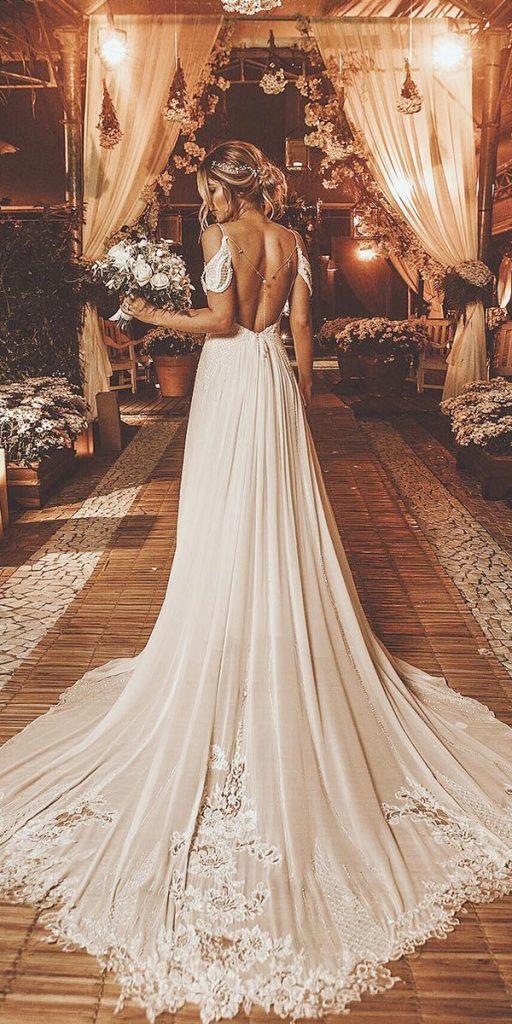  lace bridal gowns a line open back romantic rodrigovipych