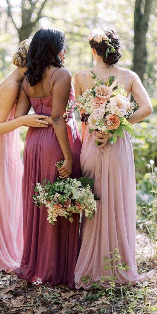 long bridesmaid dresses with spaghetti straps summer christinabernales