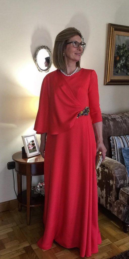 long mother of the bride dresses long red with sleeves nicolascostura