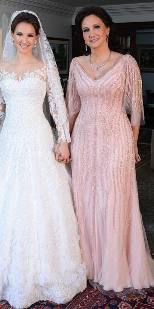 mother of the bride pink dresses