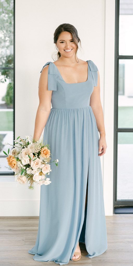 long plus size wedding guest dresses blue simple revelry
