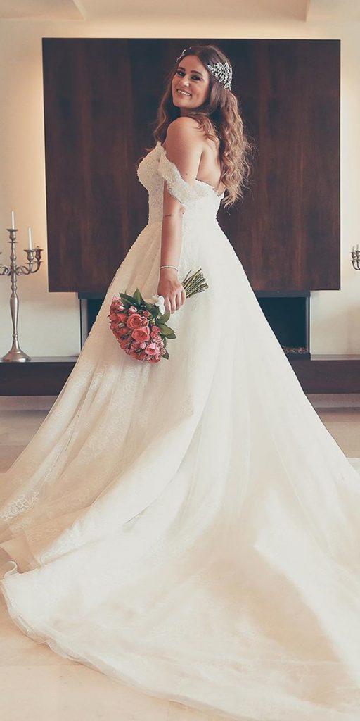 plus size ball gowns wedding dresses off the shoulder lace esposagroup