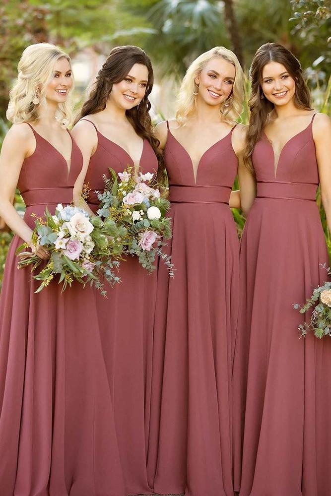 long bridesmaid dresses with boots