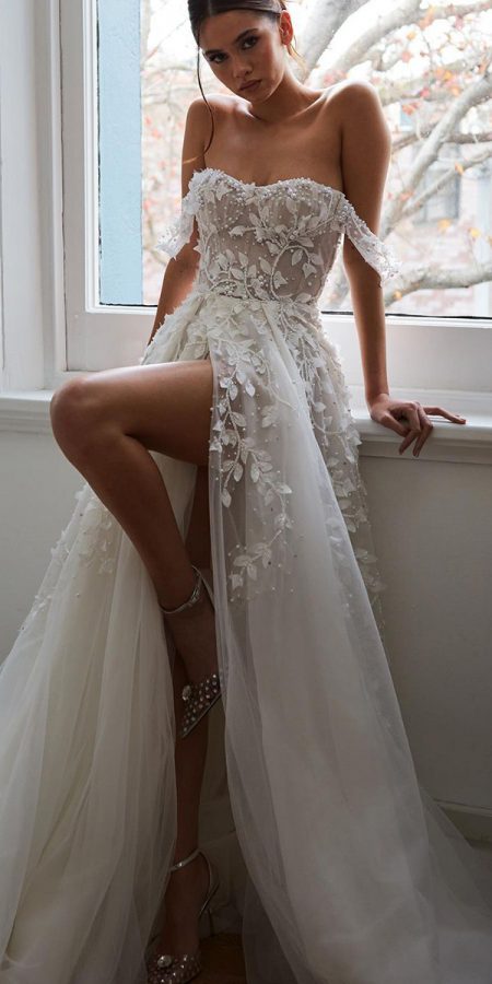 Off The Shoulder Wedding Dresses For Inspiration