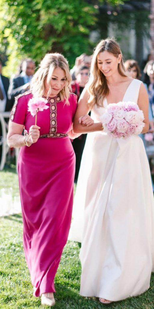 plus size mother of the bride dresses long with cape sleeves pink for fall spring amy stuard photo