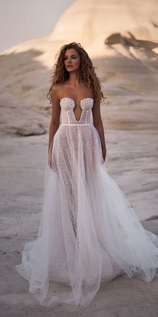 strapless wedding dresses a line sweetheart neckline beach sexy milla nova