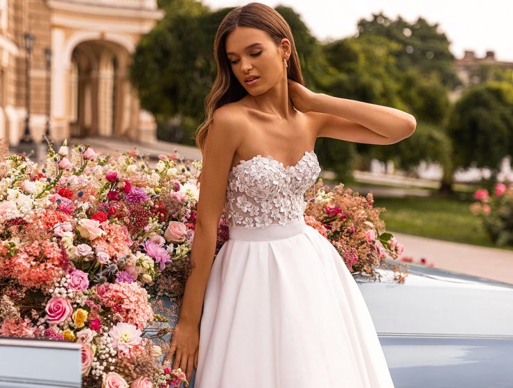 strapless wedding dresses featured aria bride