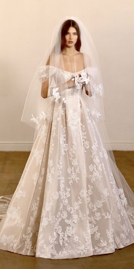 sweetheart neckline strapless wedding dresses a line lace lihi hod