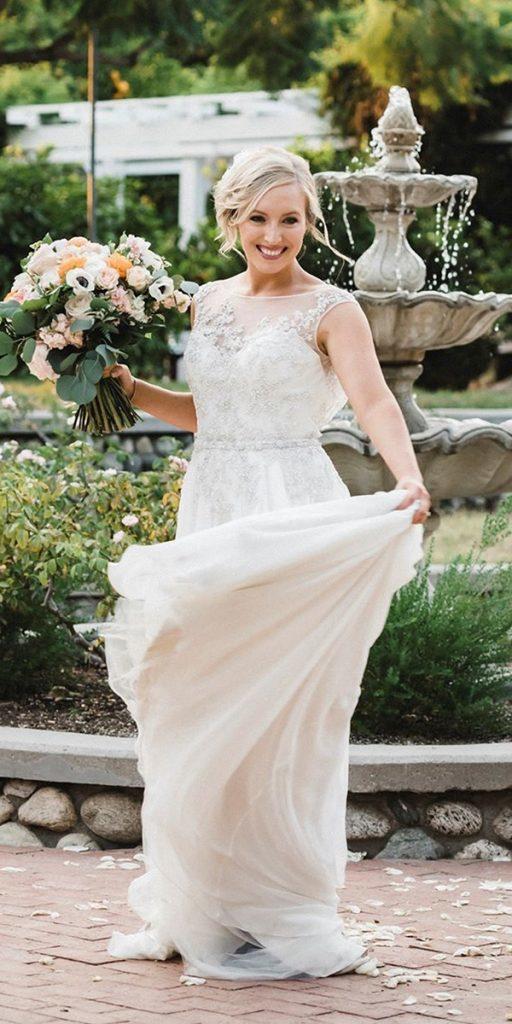 vintage wedding dresses 1920s a line sleveless lace country jasonburnsphotography