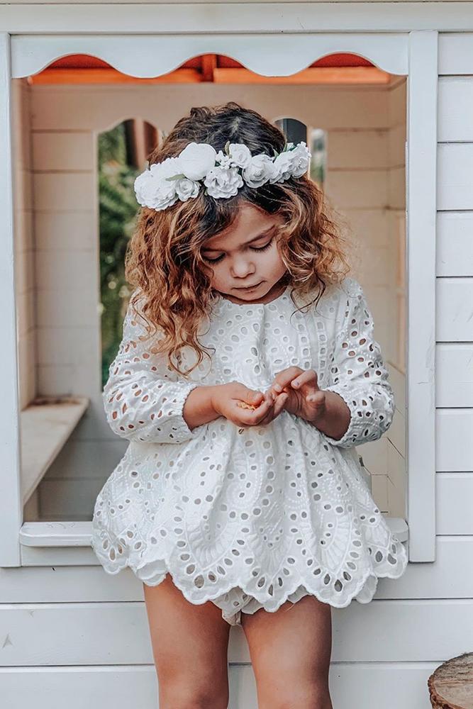 country flower girl dresses with long sleeves rustic lace arabellaandrose