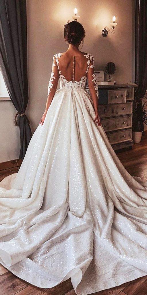 21 Illusion Long Sleeve Wedding Dresses You'll Like | Wedding Dresses Guide