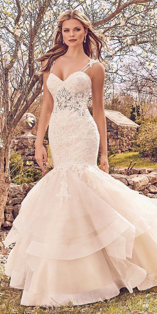 mermaid wedding dresses sweetheart neckline lace country morileeofficial