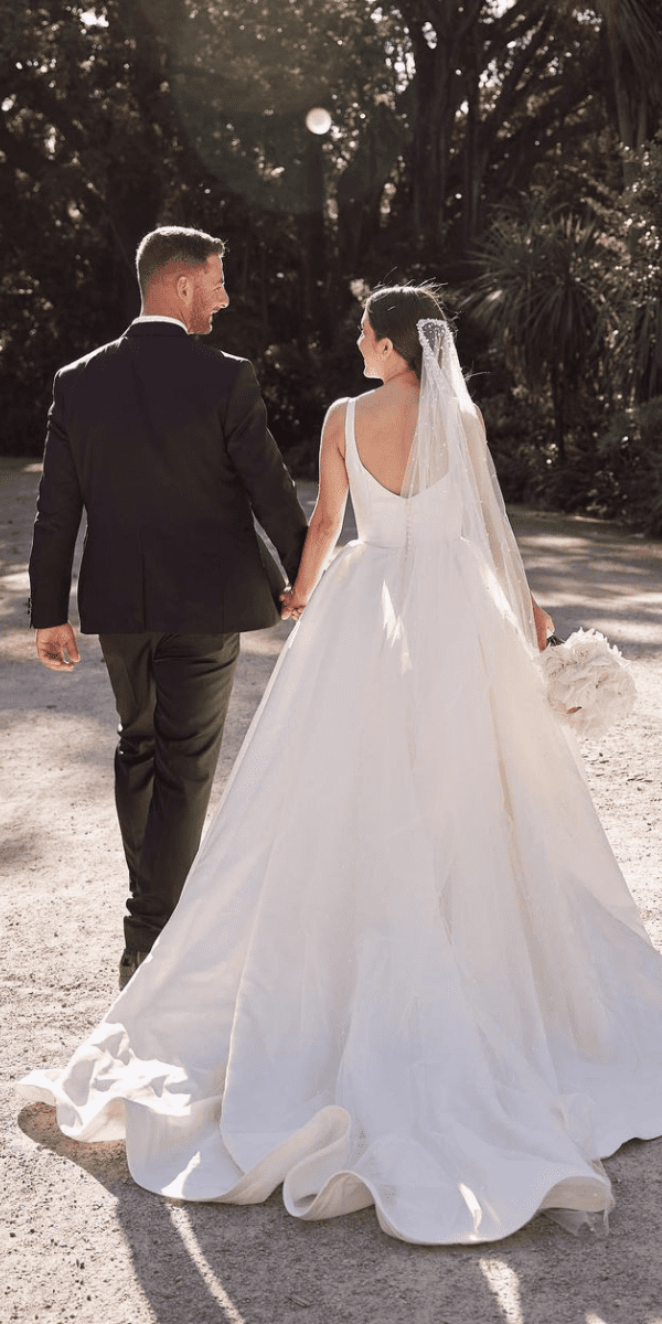open back wedding dresses elegant simple ideas