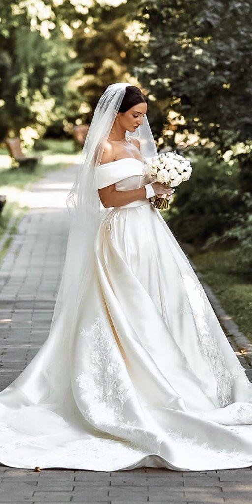 silk wedding dresses 2019