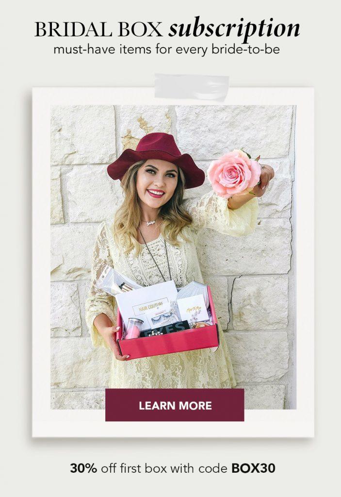 Miss To Mrs Bridal subscription box best gift for bride