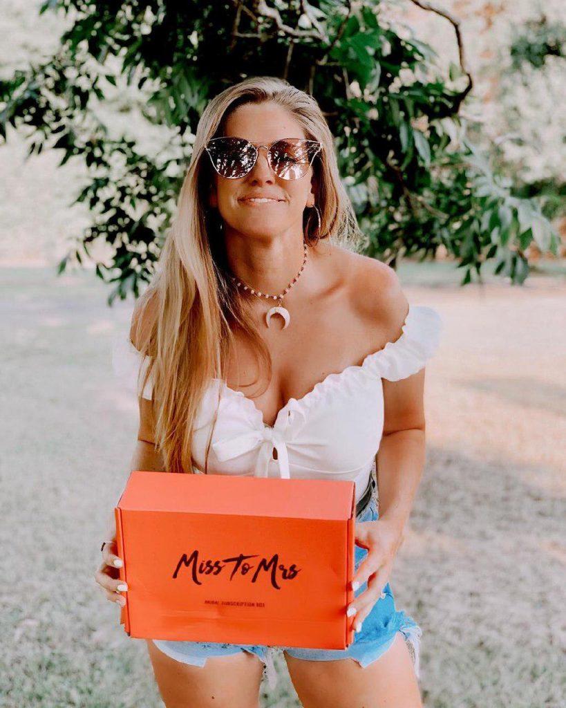 miss to mrs box contained party essentials, exclusive gifts to pamper brides