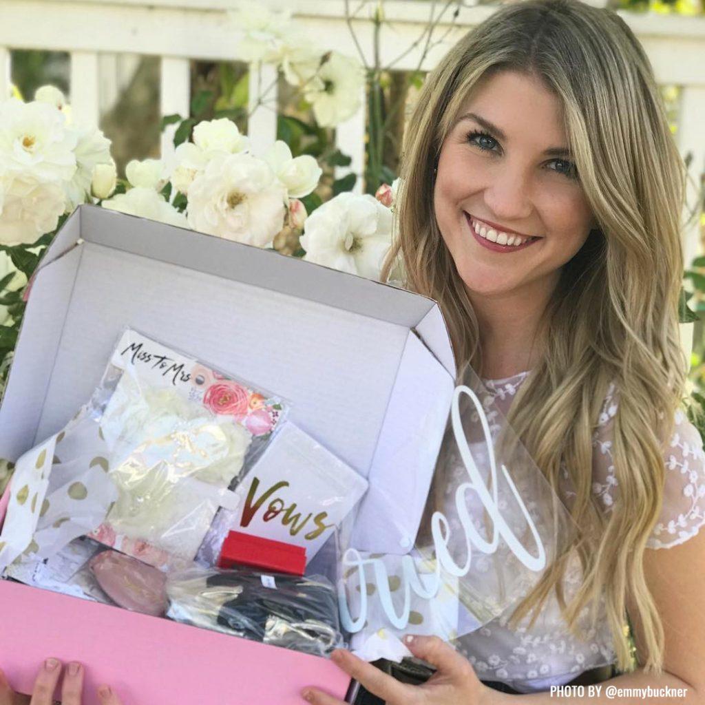 Miss to Mrs bridal subscription box themed wedding items