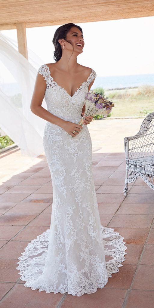 beach wedding dresses sheath sweetheart neckline full lace ronaldjoyce
