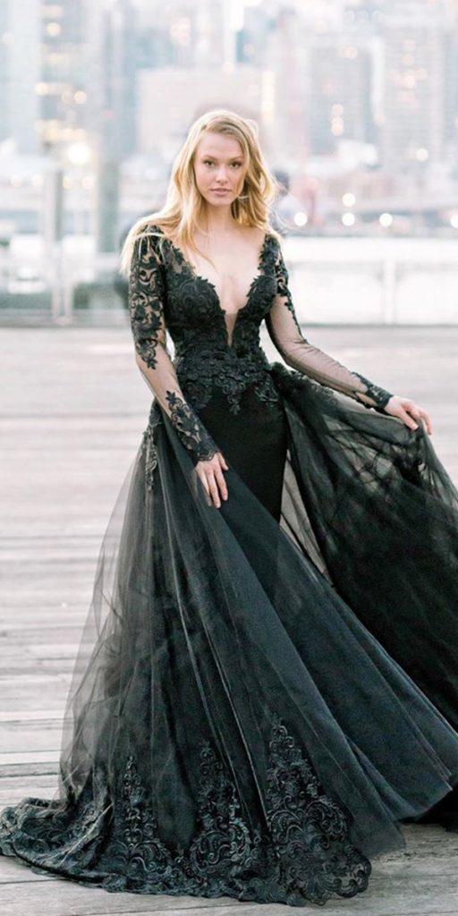 Dark Romance: 27 Gothic Wedding Dresses | Wedding Dresses ...