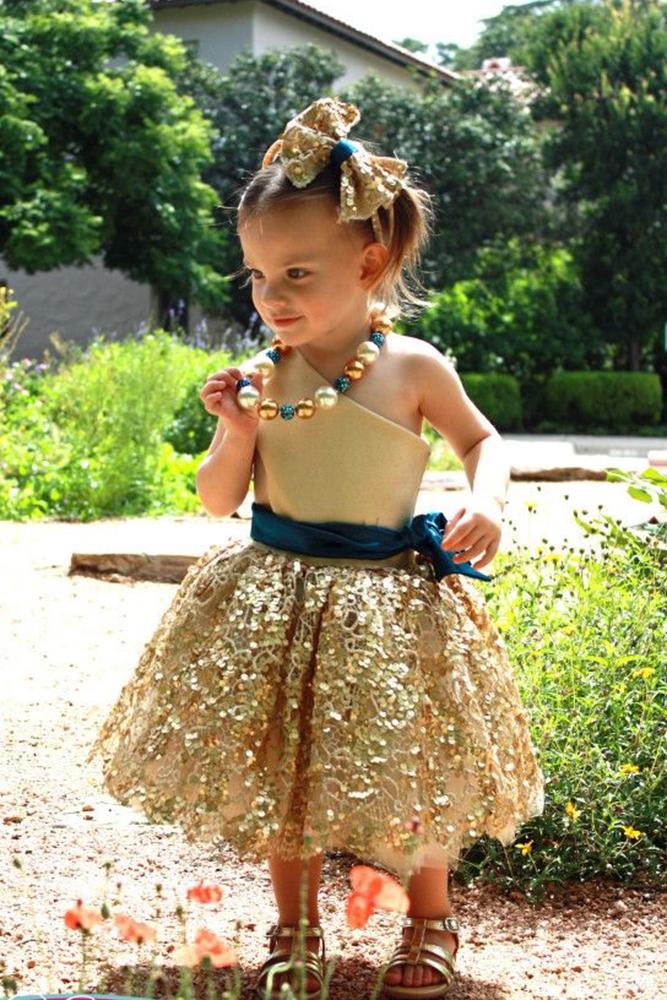 vintage flower girl dresses gold rustic country e beth designs