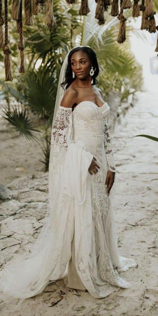 18 Hawaiian Wedding Dresses For Your Love Story Wedding Dresses