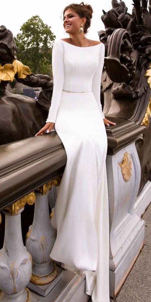 Simple Wedding Dresses With Sleeves