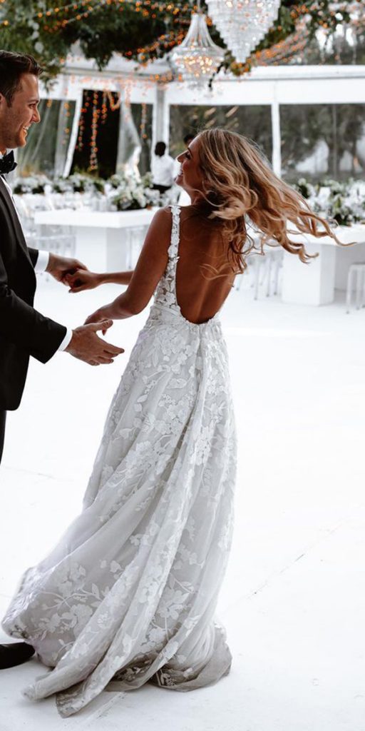 winter wedding dresses a line lace low back mischadurrantphotography