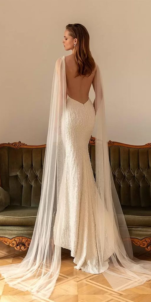dream wedding dresses sexy open back beach evalendel