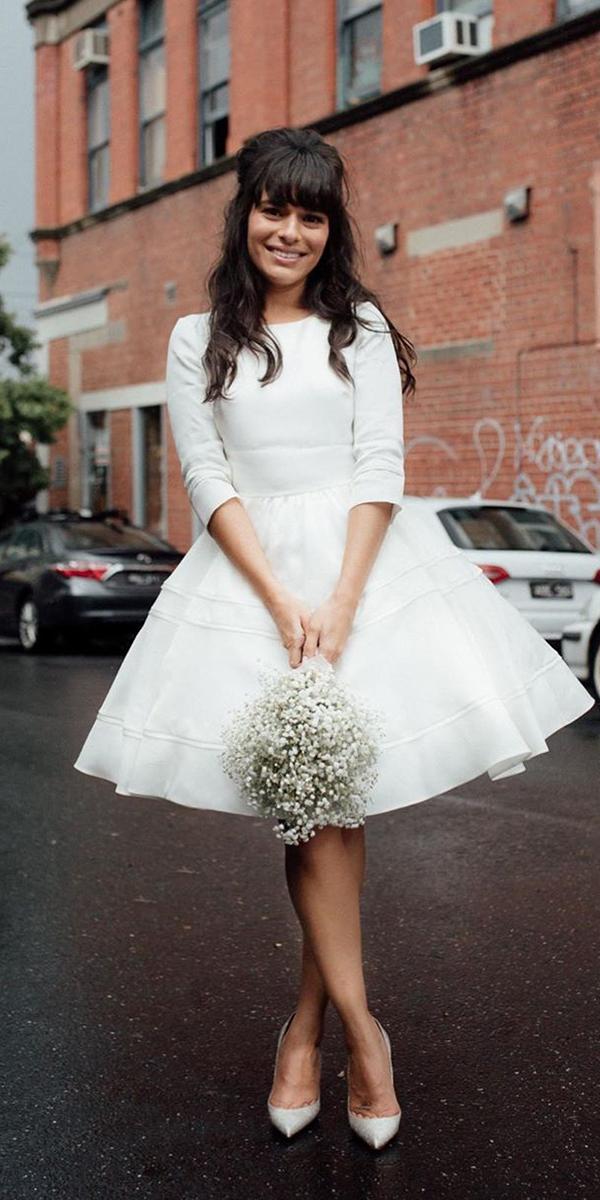 24 Exclusive Knee Length Wedding Dresses | Wedding Dresses Guide