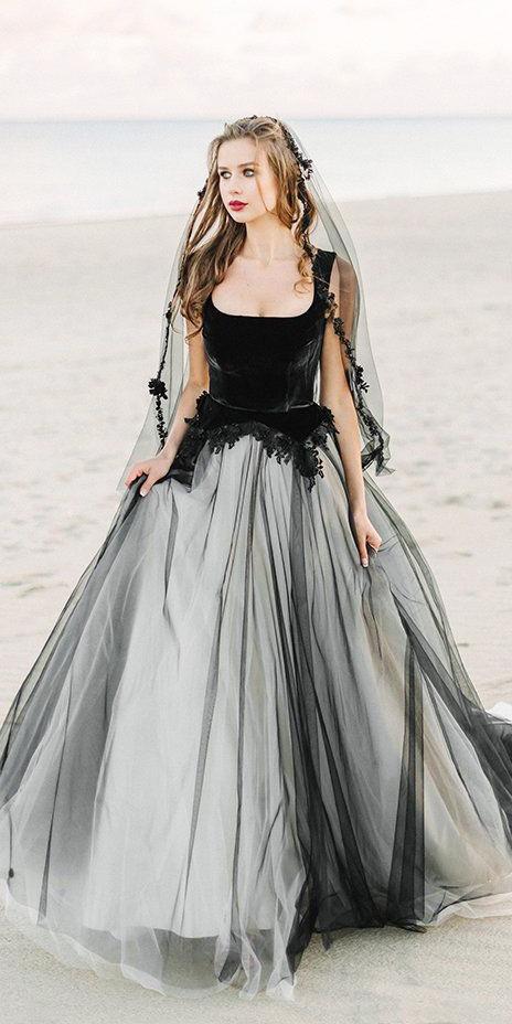 Dark Romance 24 Gothic Wedding Dresses Wedding Dresses Guide
