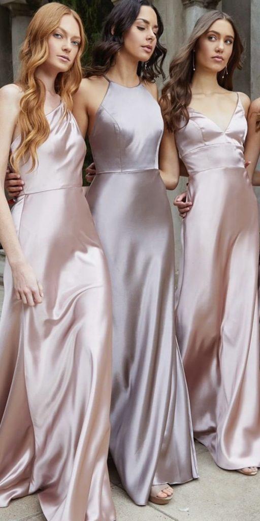 long bridesmaid dresses simple beach rustic silk jennyyoonyc