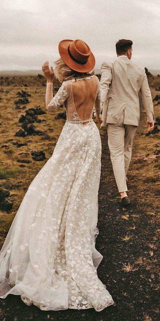 rustic style wedding dresses