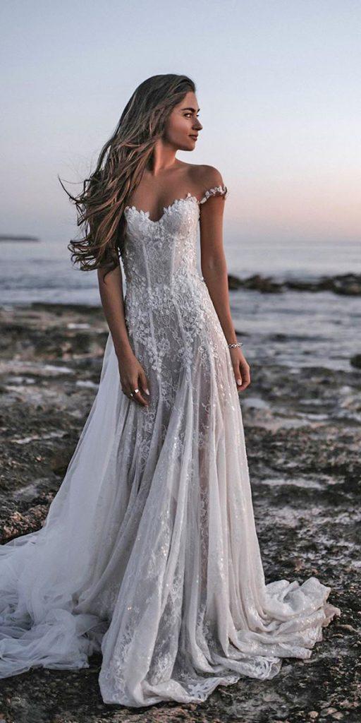 destination wedding dresses a line off the shoulder country tali photography