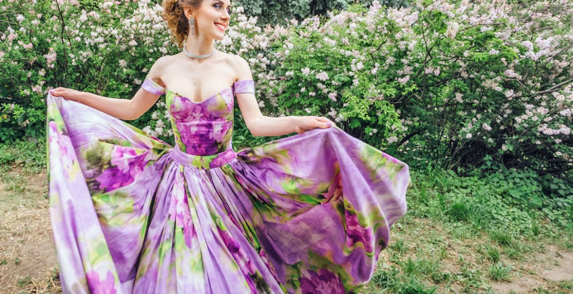 floral wedding dresses