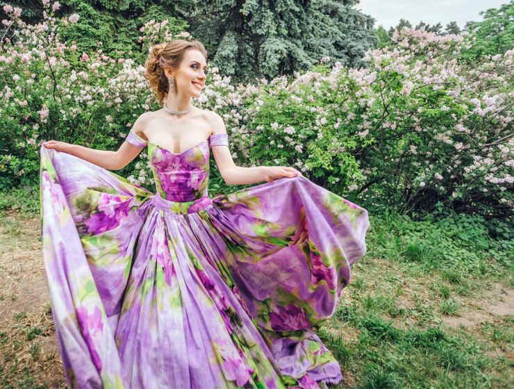 floral wedding dresses