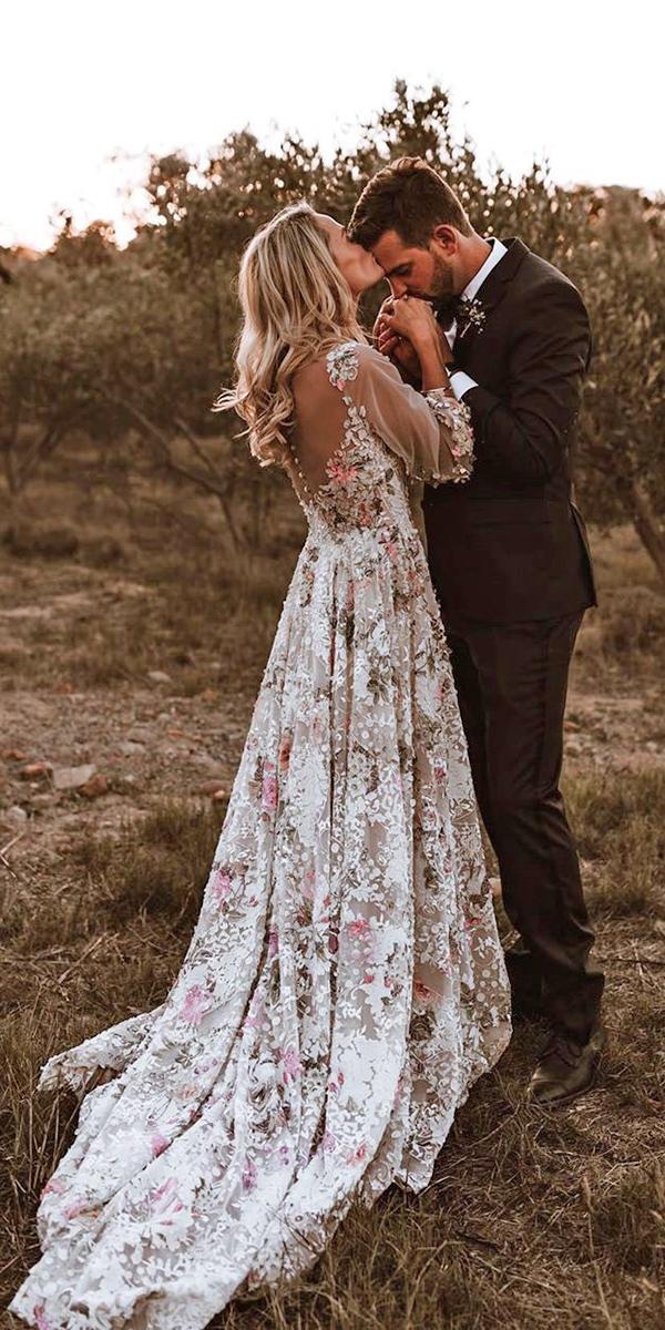 Floral Wedding Dresses: 27 Gowns For Your Magic Party