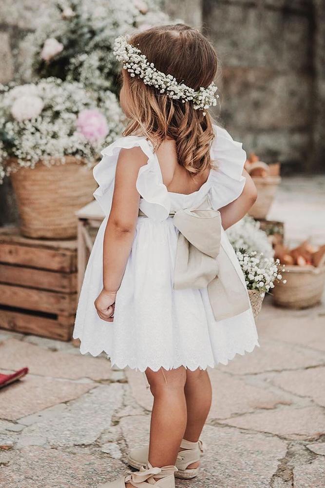 tutu flower girl dresses rustic with bow low back fluxus photography