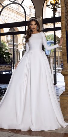 24 Modest Wedding Dresses With Sleeves | Wedding Dresses Guide