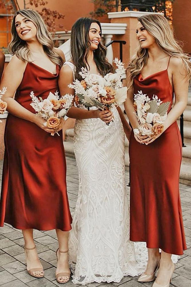 short bridesmaids dresses tea length with spaghetti straps simple beach brooketaelorphoto